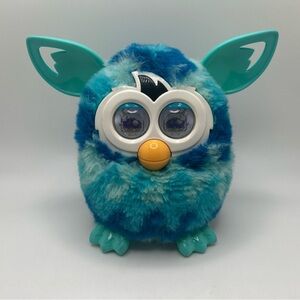 Hasbro Furby Boom Blue Aqua WAVES Interactive Talking Figure 2012 Tested READ